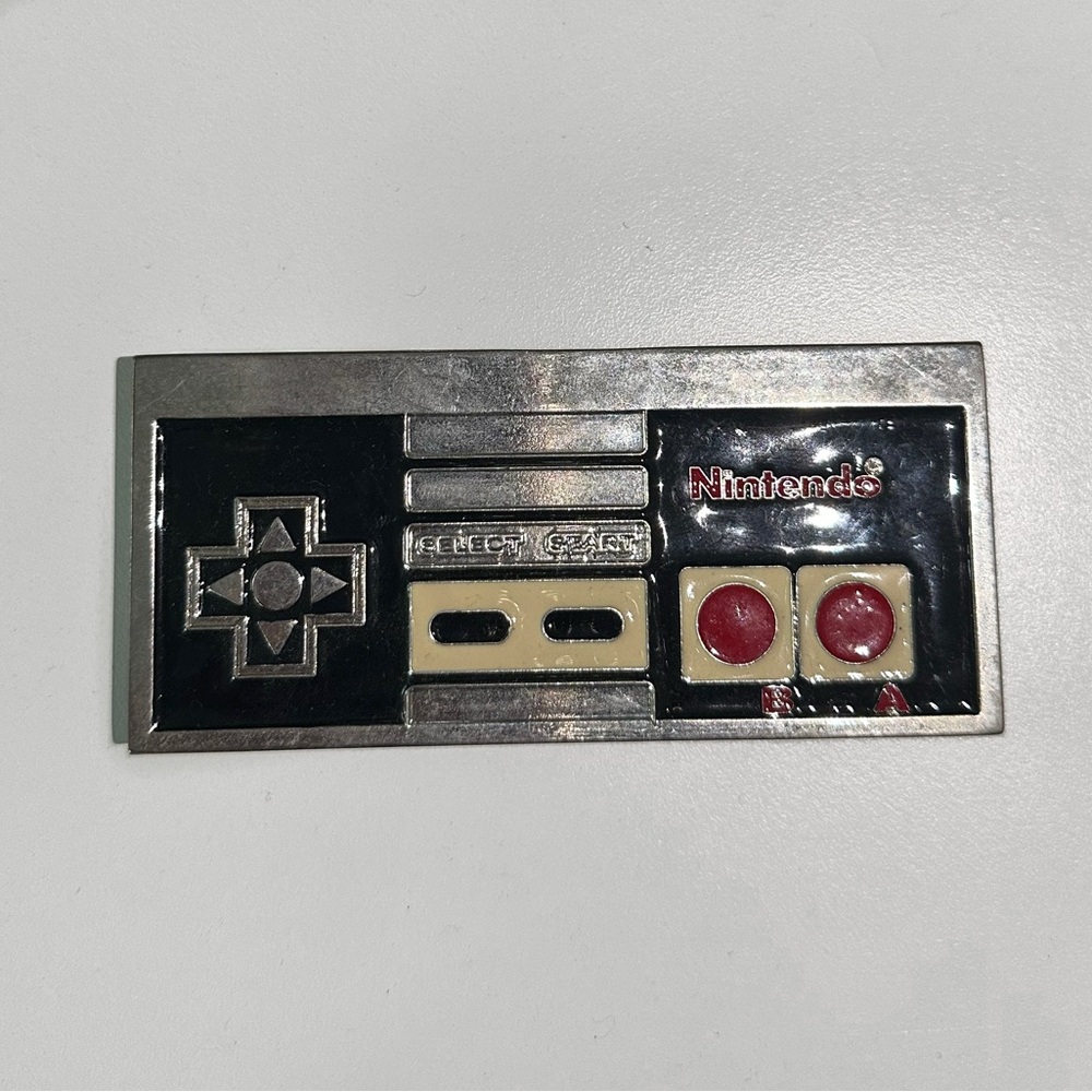 Nintendo belt buckle